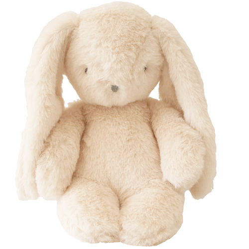 plush bunny toy in ivory colour